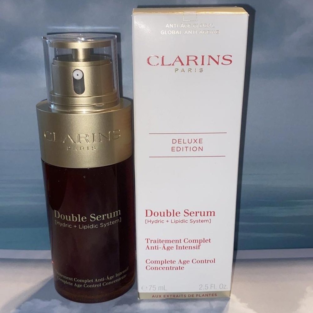 Clarins Double Serum Complete Age Control Concentrate 75 ml./ 2.5 oz. New in Box